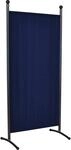 Angerer Freizeitm&ouml;bel Sichtschutz Stellwand 'Swingtex' blau 82 x 178 cm
