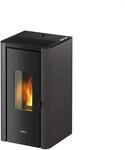 Freepoint Pelletofen 'Indigo' Stahl schwarz 7 kW