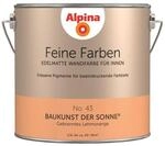 Alpina Feine Farben 'Baukunst der Sonne' orange seidenmatt 2,5 l