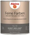 Alpina Feine Farben 'Kunst der Linie' graphitfarben matt 750 ml