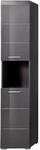 Trendteam Hochschrank 'Amanda' grau gl&auml;nzend 37 x 190 x 31 cm