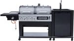 El Fuego Kombigrill schwarz 236 x 138 x 68 cm