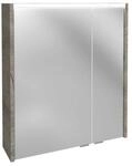 Fackelmann LED-Spiegelschrank 'Denver' braun 60 x 68,5 x 16 cm
