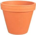Blumentopf Terrakotta tonrot &Oslash; 18 cm