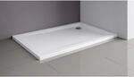 Schulte Duschwanne flach Rechteck wei&szlig; 75 x 90 cm