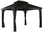 Sojag Vorhang-Set f&uuml;r Pavillon 'Messina/Mykonos 10 x 12' anthrazit