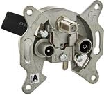Schwaiger Durchgangsantennendose Breitband RDS660 3-Loch 16 dB