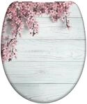 Sch&uuml;tte WC-Sitz 'Flowers and Wood' mit Absenkautomatik Duroplast