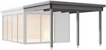 Weka Anbau 'WEKA GH 412' grau 300 x 222,3 x 321,9 cm