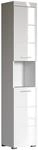 Trendteam Hochschrank 'Amanda' wei&szlig; gl&auml;nzend 37 x 190 x 31 cm