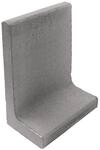 Diephaus L-Stein Beton grau 30 x 40 x 60 x 7 cm