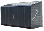 Trimetals Ger&auml;tebox 'Storeguard' anthrazit Metall 88 x 194 x 112 cm