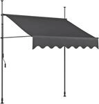 Garden Pleasure Klemmmarkise mit Volant 300 x 120 cm