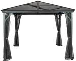 Sojag Pavillon 'Verona 10 x 10' anthrazit 298 x 298 x 261 cm