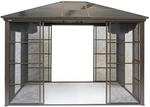 Sojag Pavillon 'Castel' bronze 298 x 362 x 283 cm