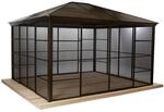 Sojag Pavillon 'Castel' bronze 362 x 427 x 296 cm
