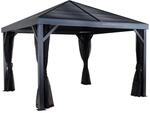 Sojag Pavillon 'South Beach 12 x 12' basaltgrau 363 x 363 x 310 cm