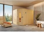 Weka Elementsauna 'Varberg 4' 244 x 194 cm mit Massivholzt&uuml;r