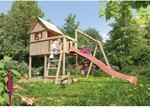 Karibu Kinderspielhaus 'Frieda' naturbelassene nordische Fichte 347 x 291 x 264...