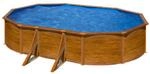 GRE Stahlwandpool-Set 'Pacific' 610 x 375 x 120 cm mit Sicherheitsleiter und