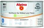 Alpina Wei&szlig;lack f&uuml;r M&ouml;bel und T&uuml;ren seidenmatt 300 ml