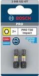 Bosch Schrauberbit 'Pro Torx Impact' T30, 25&nbsp;mm 2-teilig