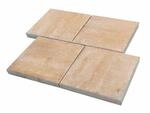 Diephaus Terrassenplatte 'T-Court Solid' Beton sandstein 40 x 40 x 4 cm