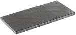Diephaus Terrassenplatte 'T-Court Mill' Beton schwarz 80 x 40 x 4 cm