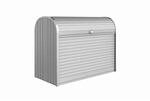 Biohort Garten- und M&uuml;lltonnenbox 'StoreMax 160' silber-metallic