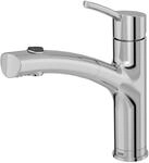 Lenz Sp&uuml;ltischarmatur 'Nexo' herausziehbar chromfarben 22,4 cm