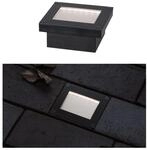 Paulmann Solar-Bodenbeleuchtung 'Domenic' schwarz 8 x 3,7 x 8cm