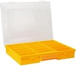 Allit EuroPlus Sortimentskasten 15 F&auml;cher 'Basic 37/15' gelb 37 x 29,5 x 6 cm