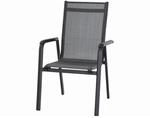 Siena Garden Gartenstuhl 'Tesoro' stapelbar Aluminium anthrazit 62,54 x 98 x 68 cm