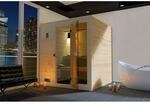 Weka Massivholzsauna 'Valida 3' 189 x 172 x 203,5 cm mit Glast&uuml;r, Fenster,