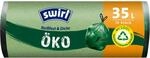 Swirl &Ouml;ko-M&uuml;llbeutel 'Rei&szlig;fest & Dicht' mit Zugband 35 l 10 St&uuml;ck