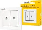 Schellenberg Schalter Rollladen Unterputz inklusive Rahmen
