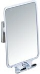 Wenko Antibeschlagspiegel 'Vacuum-Loc Quadro' verchromt 14 x 19,5 x 8 cm