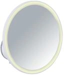 Wenko LED-Spiegel 'Isola' wei&szlig; &Oslash; 16 cm