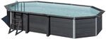 GRE Composite Pool-Set 'Avantgarde' 386 x 124 x 524 cm mit Sandfilter und...