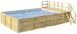 Weka Massivholz-Pool '595' 416 x 203 x 644 cm