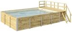 Weka Massivholz-Pool '595' 416 x 203 x 644 cm