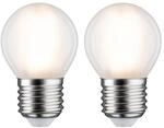 Paulmann LED-Tropfenlampe E27 5W (40W) 470 lm warmwei&szlig; matt, 2er-Pack