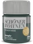 Sch&ouml;ner Wohnen Farbe Trendfarbe 'Jungle' graugr&uuml;n matt 50 ml