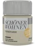 Sch&ouml;ner Wohnen Farbe Trendfarbe 'Moon' beigegrau matt 50 ml