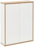 Fackelmann H&auml;ngeschrank 'Finn' wei&szlig; lackiert 60 x 75 x 20,5 cm