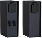Paulmann Steckdosens&auml;ulen 'Plug & Shine' anthrazit IP 44 3680 W