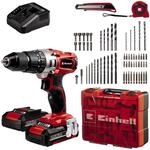 Einhell Akku-Schlagbohrschrauber 'TE-CD 18/2 Li-i +64' mit Akku und Ladeger&auml;t