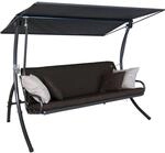Angerer Freizeitm&ouml;bel Hollywoodschaukel 'Elegance Smart' 3-Sitzer braun 210 x 160 x