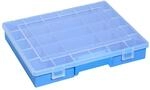 Allit EuroPlus Sortimentskasten 'Basic 37/25' 25 F&auml;cher blau 37 x 29,5 x 6 cm