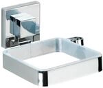 Wenko Haartrocknerhalter 'Vacuum-Loc Quadro' Edelstahl gl&auml;nzend
